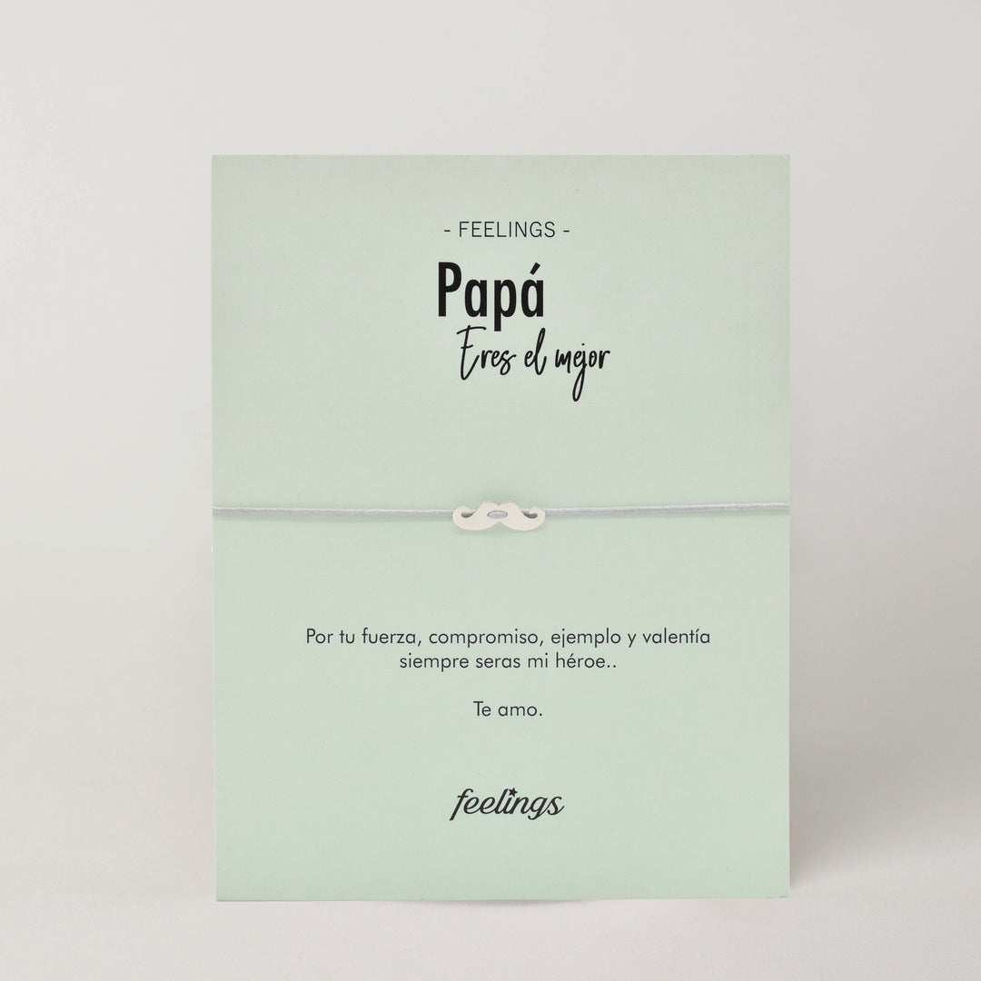 Pulsera Papá (Bigote)