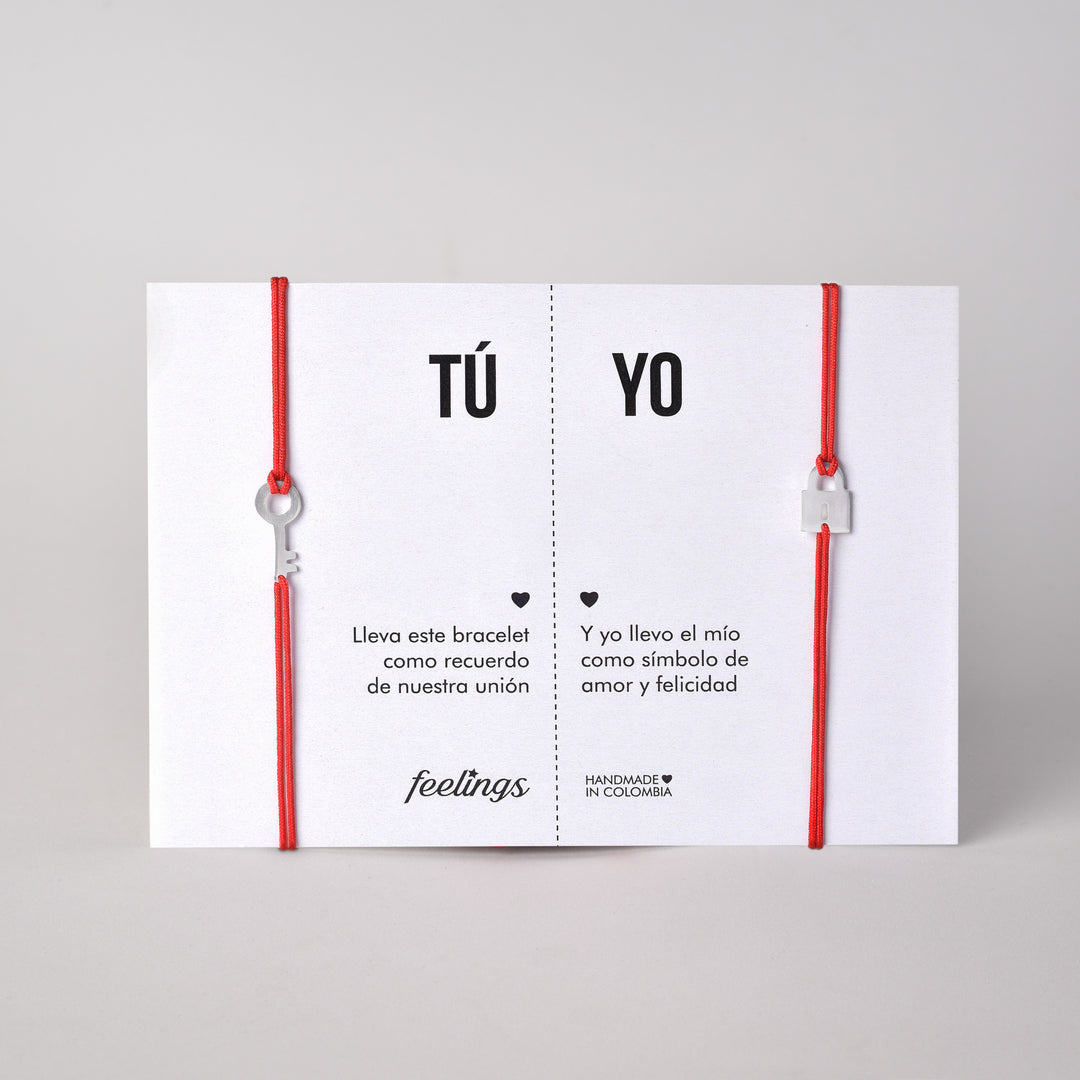 Pulseras tú y Yo (Lock-Key)